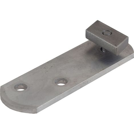 PITZL Anfangslasche 31142.0000 für Geländerstütze C-Profil - Aluminium (1/3)