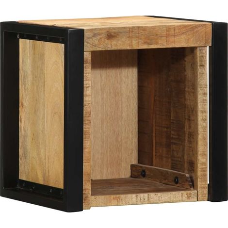 Maison Exclusive - Comodini 2 pz 40x35x40 cm in Legno Massello di Mango Grezzo (1/5)