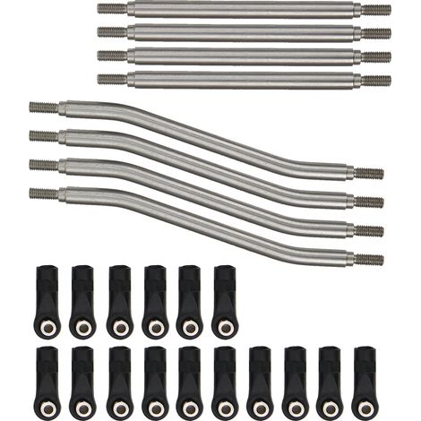 Jeu de 8 tiges de direction en acier inoxydable pour Axial Capra AXI03004, pièces de rechange pour voiture RC. (1/5)