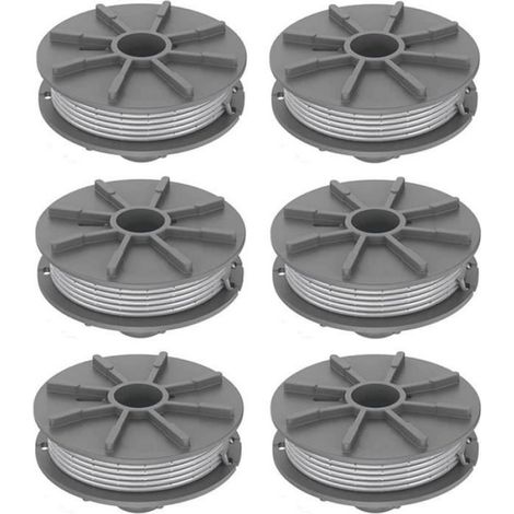 Bobine De Fil De Coupe - Diamètre 1,5 Mm - Longueur 6,1 M - Compatible Coupe-Bordures Gardena - Lot De 6 (1/3)