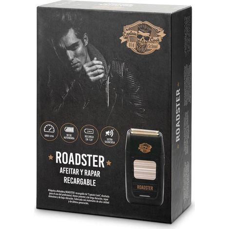 CAPTAIN COOK Roadster Shave & Shave Rechargeable Shaver, nero