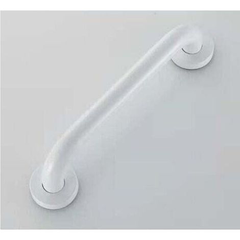 Blanc 400mmBarre d'Appui Douche , Poignée de Douche de Sécurité, Barre d'Appui WC Handicapé, Barre de Soutien pour Toilette, Barre de Maintien Douche et WC (1/4)