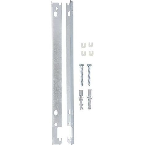 Delonghi – Support de fixation chauffage central pour radiateurs profilés type 11 – Hauteur d'installation 400mm – Pièces métalliques galvanisées – Lot de 2 consoles