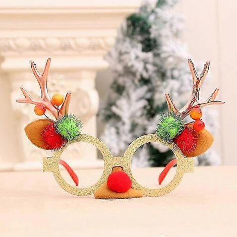 Lunettes décoratives en forme de bois de cerf, cadeau de Noël pour enfant, petit cadeau de Noël. (1/3)