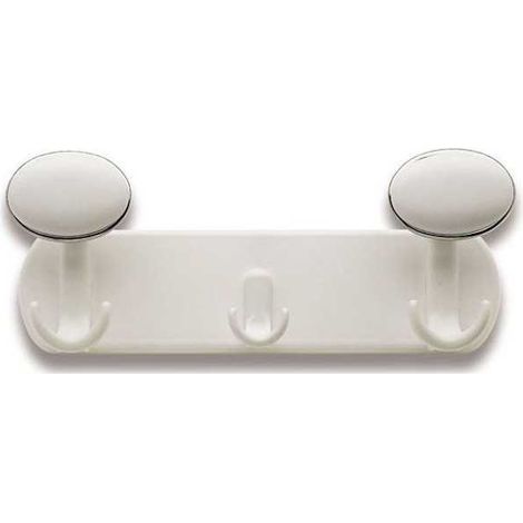 Porte-manteaux en résine 2P B.Co/Ner 335X132 Ta92 Mital