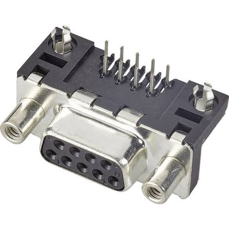 FCI D-SUB D25S13A4GL00LF Connettore femmina SUB-D 90 ° Numero Poli (num): 25 Da CS 1 pz.