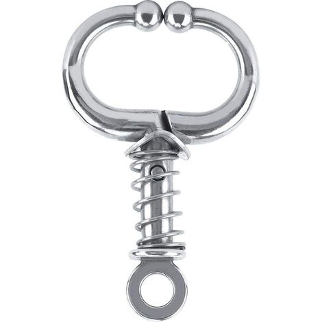 Anneau de Nez en Acier Inoxydable pour bovins de Vache Grand diamètre Acier Inoxydable Bull Vache Bovins Anneau de Nez Élevage Accessoire Outil pour Animaux de Ferme Facile à Utiliser(3) (1/5)