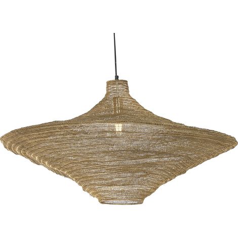 Lampara Techo Hierro 87X87X48 Rejilla Envejecido (1/5)