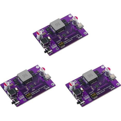 Externes DIY-Akkumodul 3x PD3.1 140W, 2S/3S/4S/5S/6S, umschaltbar, IP2366, bidirektional, A3 (1/4)