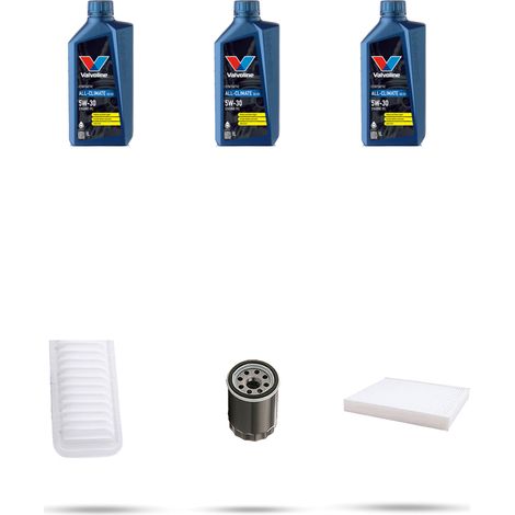 Kit tagliando 3 FILTRI e 3L OLIO compatibile con Toyota IQ 1.0 50kw dal 2009 (1/5)