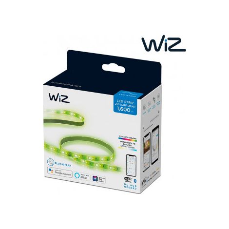 Wiz PHILIPS Tira LED Conectada Blanca 2 metros 1600 lúmenes