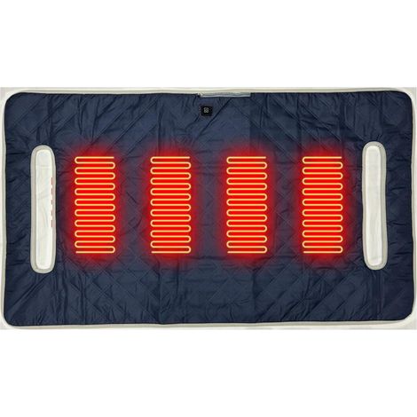 Coussin Chauffant Pour Siège De Charriot De Golf - 4 Zones De Chauffe - 3 Niveaux De Température - USB Et Type-C - 132 X 80 Cm - 1 Pièce (1/5)