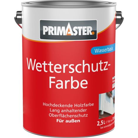 Primaster Wetterschutzfarbe 2,5 L basaltgrau