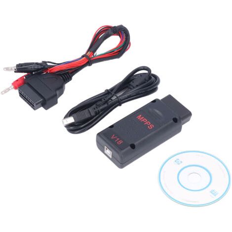 Outil de diagnostic MPPS V18 – Compatible Fiat et Opel – Lecture/écriture de l'EEPROM et de la mémoire Flash sans programmateur BDM – Adaptateur inclus (1/5)
