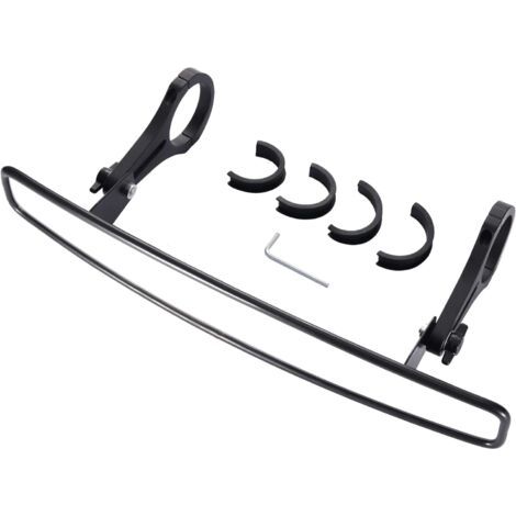Rétroviseur central de 15 "de largeur forme convexe avec joint de serrage et caoutchouc de 2" Remplacement pour miroir UTV RZR 800 1000 S 900 XP 1000 Talon noir (1/5)