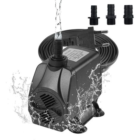 Aquariumpumpe, 100 W, 3800 l/h Springbrunnenpumpe, Gartenbrunnenpumpe, Aquariumwasserpumpe (1/5)