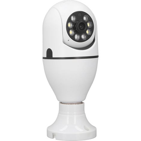 Ampoule connectée Tuya WiFi E27 avec caméra oscillante, résolution 1080p, 200 W, 250 V (1/5)