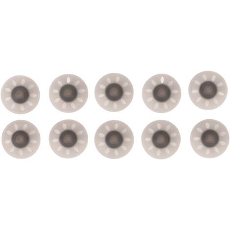 10 pièces Dômes d'Amplificateur Sonore Noir Ouvert Petit pour Phonak 6mm, Accessoires d'Aides Auditives (1/5)