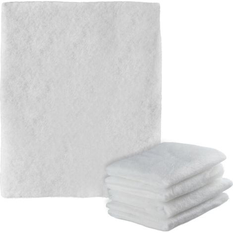 Dunstabzugshaubenfilter, 5er-Pack, zuschneidbar, fettreduzierend, Vliesstoff, 47 x 59 cm, Weiß (1/5)