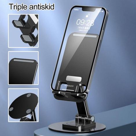 Trade Shop - Soporte Portátil Para Tableta De Teléfono Inteligente Ajustable En Altura Escritorio De Oficina - (1/5)