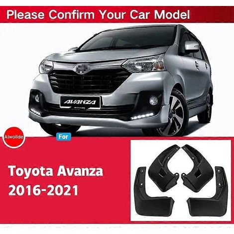 Kotflügel-Schmutzfänger für Toyota Avanza 2016-2022 (2017, 2018, 2019) – Spritzschutz, Schmutzfänger vorne und hinten – Autozubehör – Avanza 2016-2021