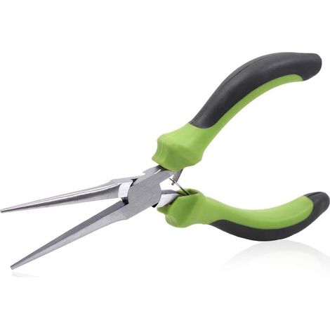 Mini pince à bec aiguille de 15,2 cm pour la fabrication de bijoux - Pince extra longue et fine - Outil professionnel - Perlage - Loisirs créatifs (1/5)
