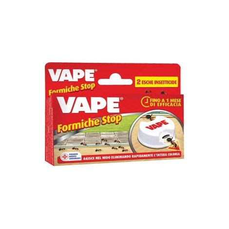 ESCA INSETTICIDA PER FORMICHE- conf. da pz.2 - 12 pezzi VAPE