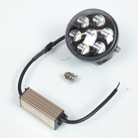Projecteur phare additionnel rond LED 12V 21W pour moto Quad (1/4)