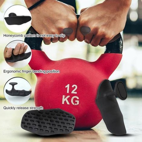 Gants de gymnastique d'entraînement 2 paires, poignées de protection pour haltérophilie et musculation, accessoires de main pour exercices physiques et renforcement musculaire (1/5)