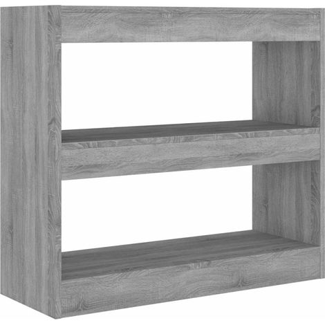 Maison Exclusive - Estantería/divisor de espacios gris Sonoma 80x (1/5)