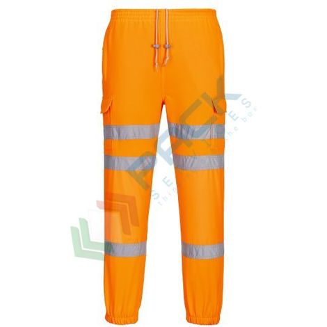Pantaloni Jogging ad Alta Visibilità Arancione L (1/2)