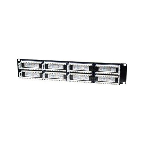 Intellinet Patchpanel schwarz 48 Ports 19 Zoll 2U