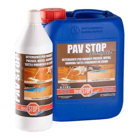 DETERGENTE PROFUMATO PER PARQUET 'PAV STOP PARQUET' 1 lt - DIXI (1/2)