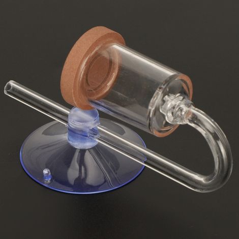 Détendeur CO2 Aquarium Compteur de Bulles Diffuseur de Brouillard pour Plantes Aquatiques Transparent (1/5)