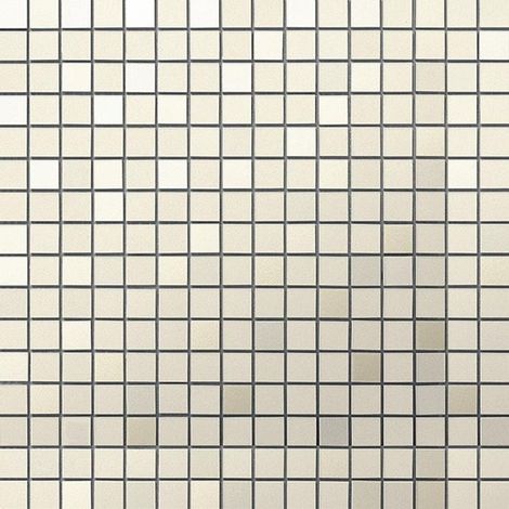 Mosaïque effet Enduit Blanc Lin 1,7x1,7 cm Quadra 30,5x30,5x0,85 cm Mat Calviro - Mur intérieur (vendu par carton de 0,558 m²) - RO'MA CARRELAGE