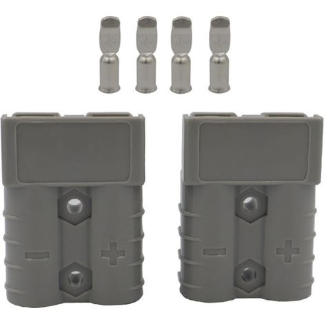 Connecteur Anderson pour Charger et alimenter Paire Mâle et Femelle AMH 50A 600V (1/5)