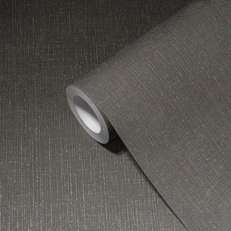 A.S. Création Unitapete Anthrazit 10.05 m x 0.53 m ansatzfrei Vlies scheuerbeständig gut lichtbeständig restlos trocken abziehbar (1/5)