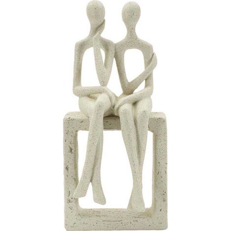 STONS PAIR FIGURINE CM 11,5X9X25