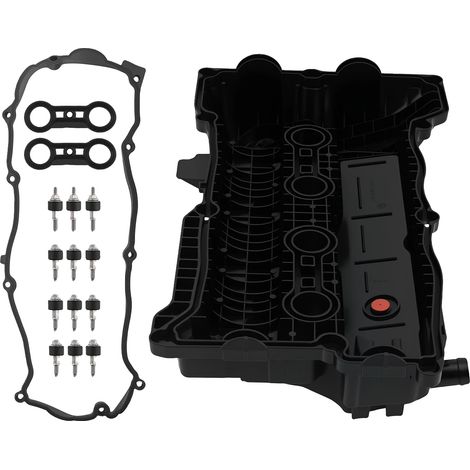 Couvercle de soupape moteur, matériau plastique, compatibilité avec la berline légère 316i, design léger, performance optimale, ajustement précis (1/5)