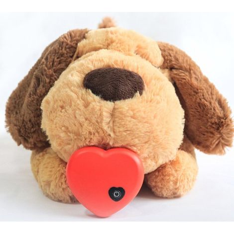 Peluche câline – Battement de cœur – Réconfort pour chiot – Mère chien – Jouet apaisant (1/4)