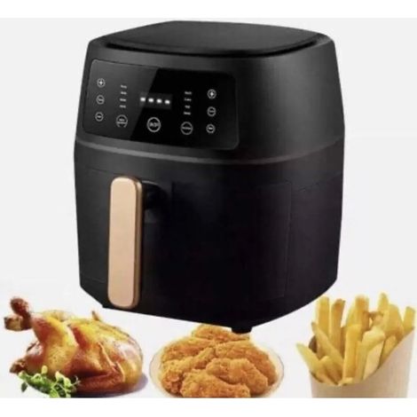 TRADE SHOP - Friggitrice Ad Aria Da 8lt Smart Touch Screen Digitale 2400w No Olio Verdura Carne Pesce - (1/4)