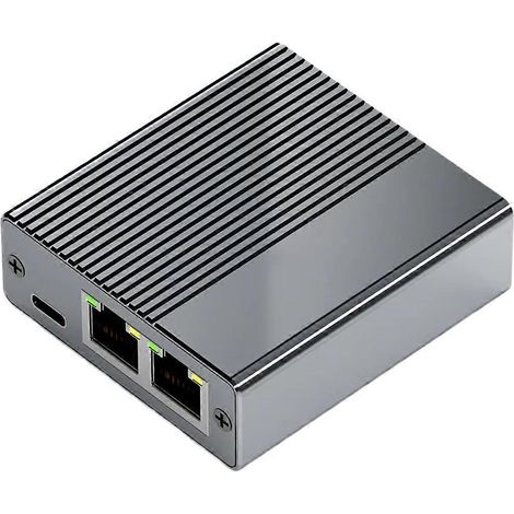 Gigabit-Ethernet-RJ45-Switch, LAN-Splitter, 1000-Mbit/s-Gigabit-Extender-Adapter, 1 auf 3 Anschlüsse für PC, Laptop, TV-Box und Router (1/5)