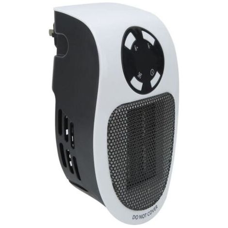 500 W Mini Chauffage Électrique avec Télécommande Portable Ménage Bureau Multifonctionnel 220-240 V (1/4)