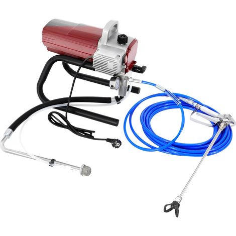 Pistolet à Peinture, Haute Pression, Flux Efficace, Rouge, UE (1/2)