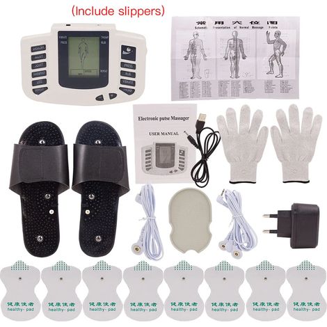 Appareil de massage électrique pour le corps entier, massage relaxant, électrodes TENS à impulsions et acupuncture, masseur dorsal-AquaForge
