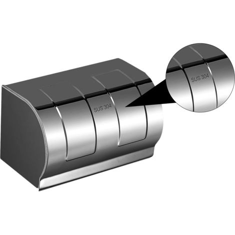 Stainless Steel Toilet Paper Box Easy to Wash and (1/5)