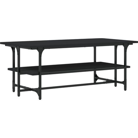 Maison Exclusive - Couchtisch Schwarz 100x50x40 cm Holzwerkstoff
