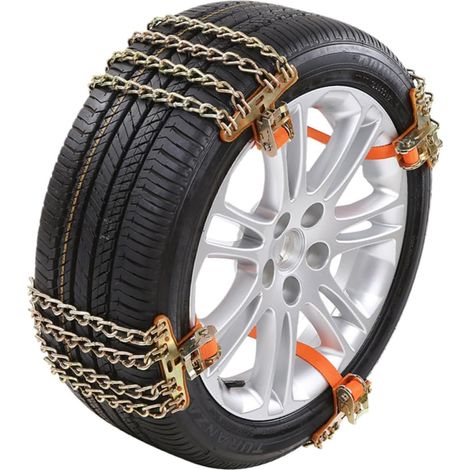 Chaîne à Neige pour Suv et Pneus, en Acier Manganèse Résistant à L'usure, Sécurise la Conduite en Hiver sur Glace et Neige (1/5)
