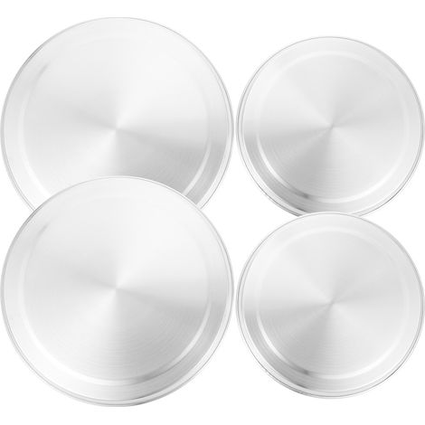 Couvercle De Plaque à Induction - Acier Inoxydable Résistant à La Chaleur - Protection Pour Cuisine - Lot De 4 Pièces (1/5)