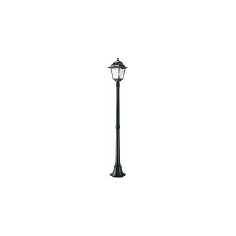 Lampadaire en aluminium moulé sous pression, diffuseurs en verre transparent, hauteur max 210mm, alimentation 230V, puissance maximale 100W noir (1/4)